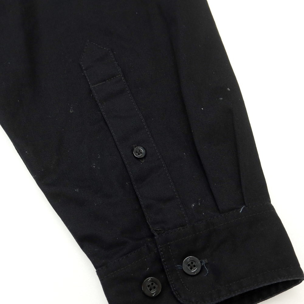 [Used] Nike Cotton Work Shirt Casual Shirt Black [3XL] [Condition Rank B] ​​[Men&