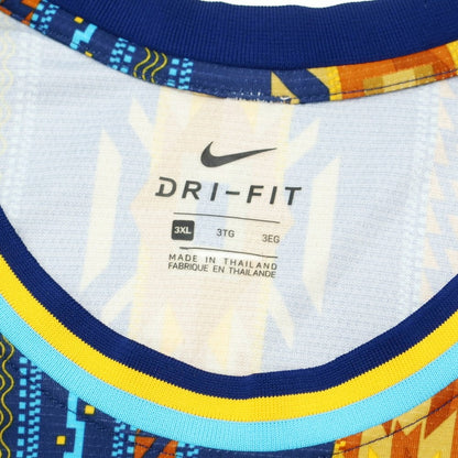 【中古】ナイキ NIKE DRI-FIT タンクトップ ショートパンツ セットアップ ネイビーxオレンジブラウン【サイズXXL/XL】【NVY】【S/S】【状態ランクB】【メンズ】【759186】