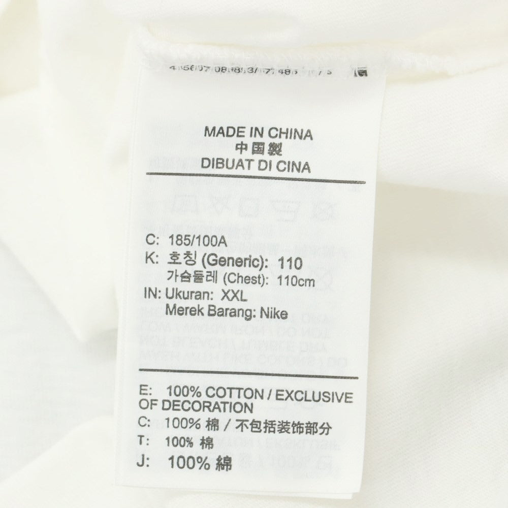 [Used] Nike Cotton Crew Neck Short Sleeve T-Shirt White [Size XXL] [WHT] [S/S] [Condition Rank B] ​​[Men&