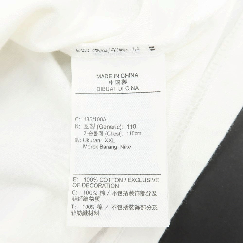 【中古】ナイキ NIKE コットン クルーネック 半袖Ｔシャツ ホワイト【サイズXXL】【WHT】【S/S】【状態ランクB】【メンズ】【759184】