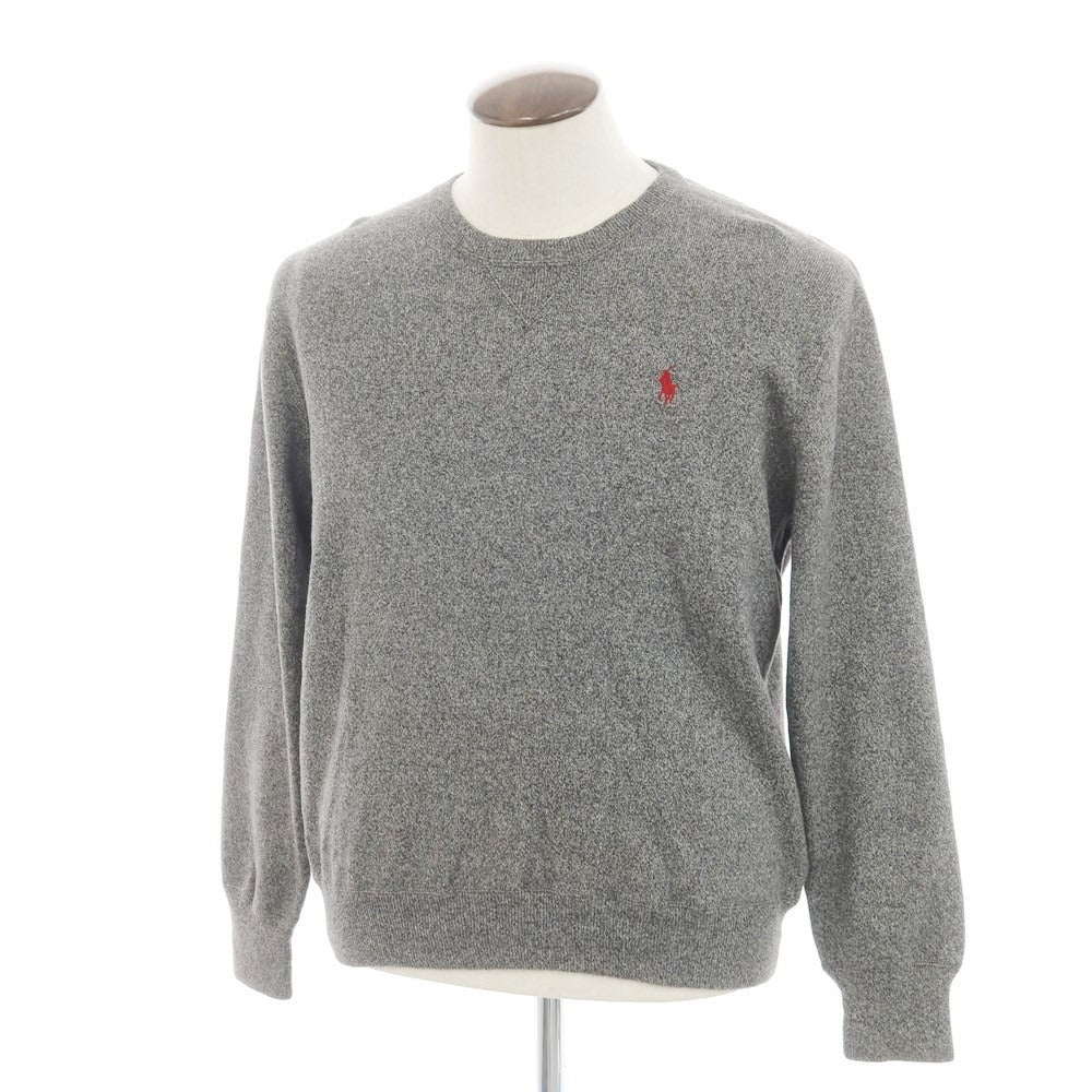 [Used] Polo Ralph Lauren Cotton Crew Neck Pullover Knit Gray [Size L] [GRY] [S/S/A/W] [Condition Rank B] ​​[Men&