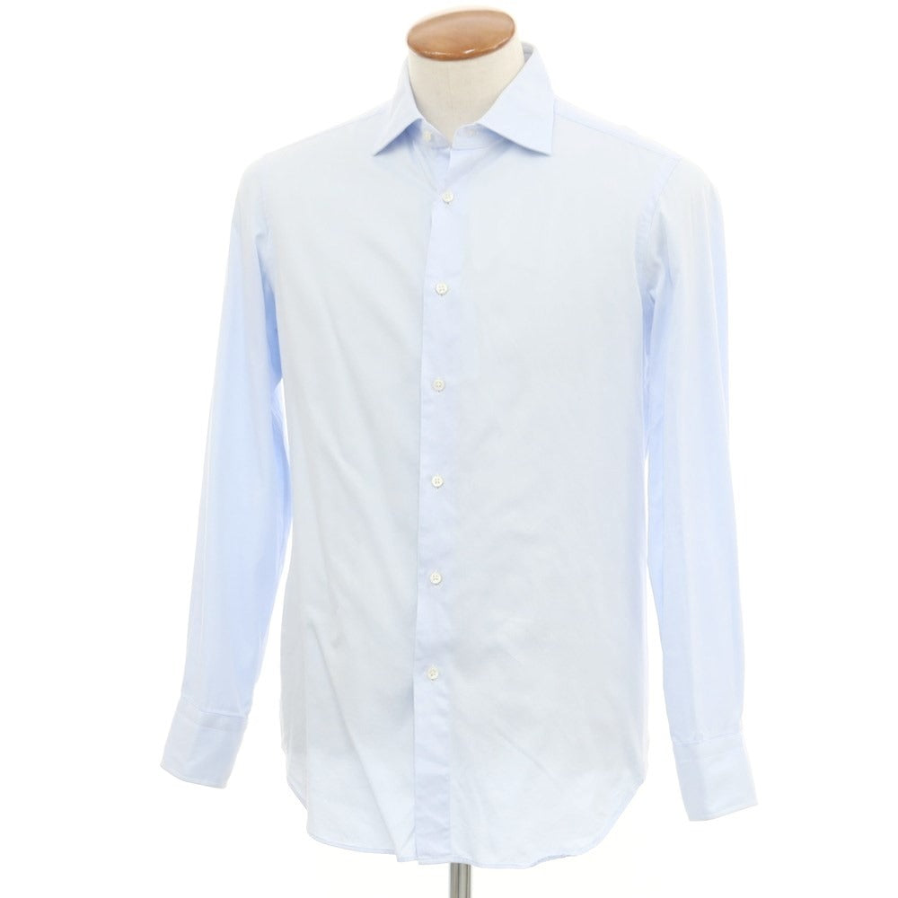 [Used] Makers Shirt Kamakura Cotton Semi-wide collar dress shirt Light blue [39] [Condition rank C] [Men&