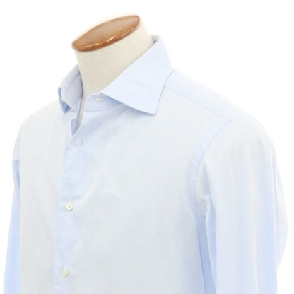 [Used] Makers Shirt Kamakura Cotton Semi-wide collar dress shirt Light blue [39] [Condition rank C] [Men&