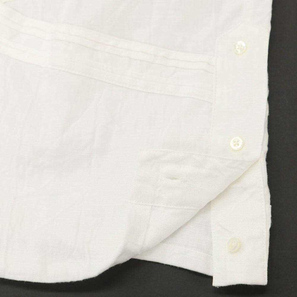 [Used] OFF THE CUFF Linen Open Collar Short Sleeve Shirt White [L] [Condition Rank B] ​​[Men&