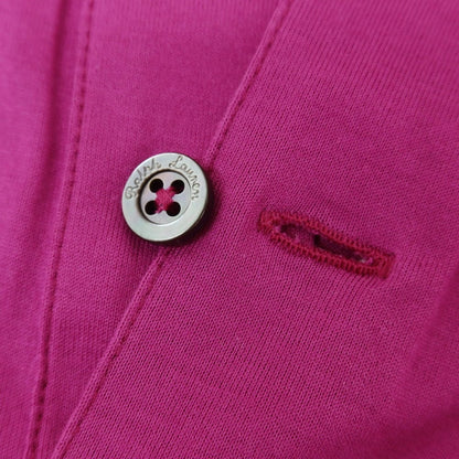 [Used] Ralph Lauren Purple Label Ralph Lauren Collection Purple Label Cotton Short Sleeve Polo Shirt Fuchsia Purple [Size S] [PUP] [S/S] [Condition Rank B] ​​[Men&