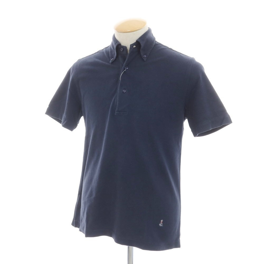 [Used] GUY ROVER Cotton Pique Short Sleeve Polo Shirt Navy [Size S] [NVY] [S/S] [Condition Rank C] [Men&