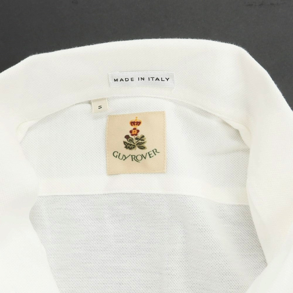 [Used] GUY ROVER Cotton Pique Short Sleeve Polo Shirt White [Size S] [WHT] [S/S] [Condition Rank B] ​​[Men&