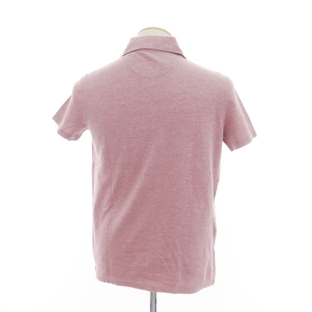 [Used] ISAIA Cotton Pique Short Sleeve Polo Shirt Dark Pink [Size XS] [PNK] [S/S] [Condition Rank A] [Men&