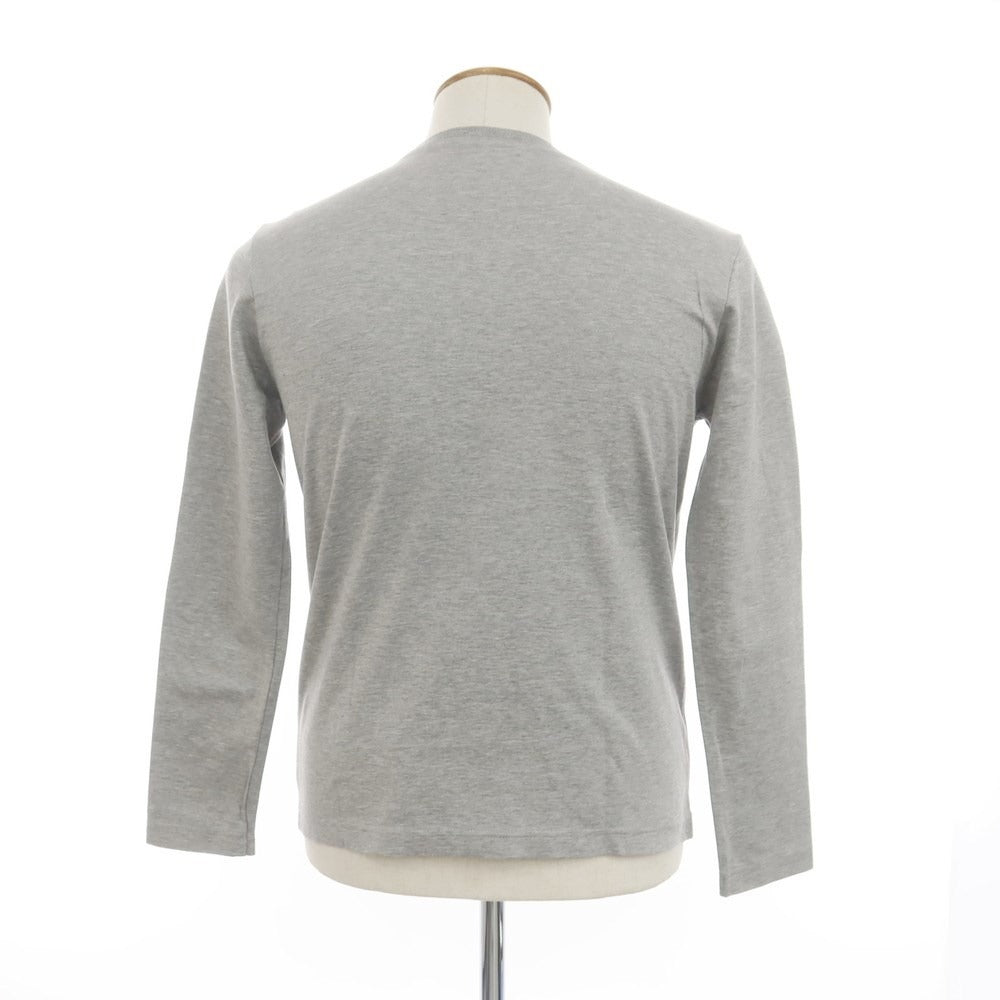 [Used] Three Dots Cotton Crew Neck Long Sleeve T-Shirt Gray [Size M] [GRY] [S/S/A/W] [Condition Rank B] ​​[Men&