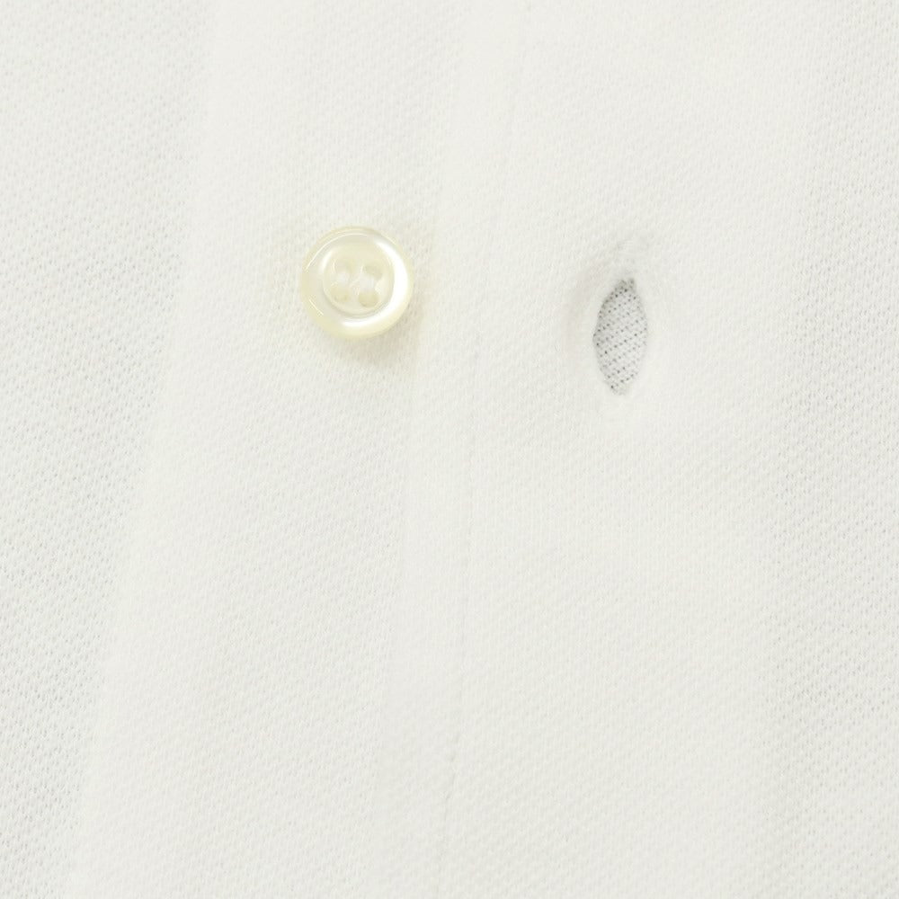 [Used] GUY ROVER Cotton Horizontal Collar Short Sleeve Shirt White [S] [Condition Rank D] [Men&