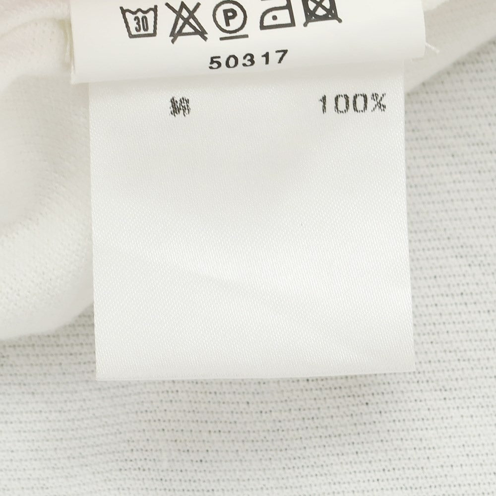 [Used] GUY ROVER Cotton Horizontal Collar Short Sleeve Shirt White [S] [Condition Rank D] [Men&