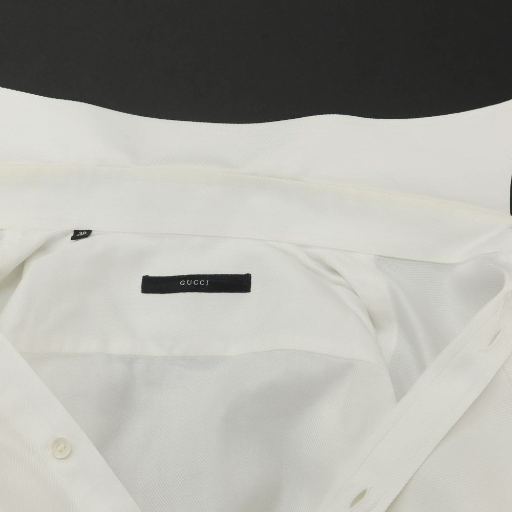 [Used] Gucci Cotton Regular Collar Dress Shirt White [38] [Condition Rank C] [Men&