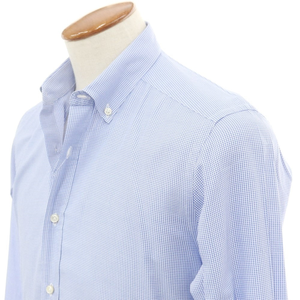 [Used] FAY Cotton Button-down Dress Shirt Blue x White [39] [Condition Rank B] ​​[Men&