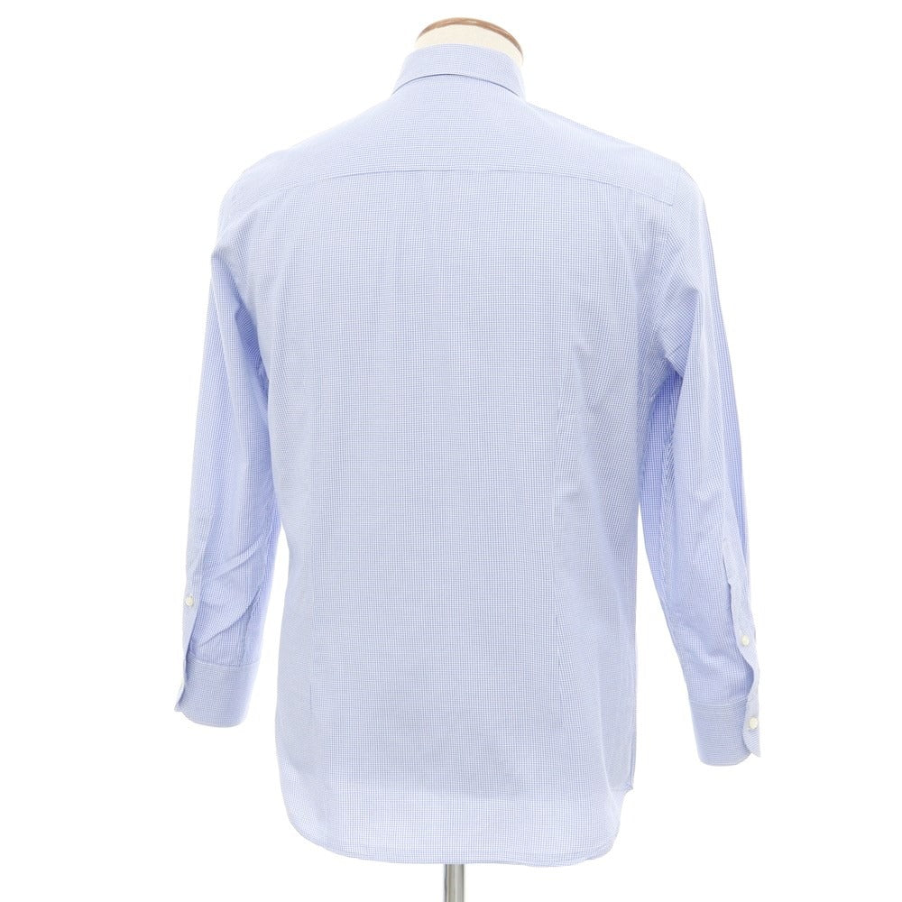 [Used] FAY Cotton Button-down Dress Shirt Blue x White [39] [Condition Rank B] ​​[Men&