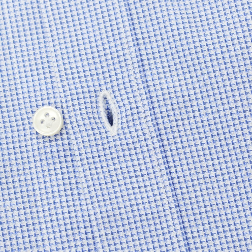 [Used] FAY Cotton Button-down Dress Shirt Blue x White [39] [Condition Rank B] ​​[Men&