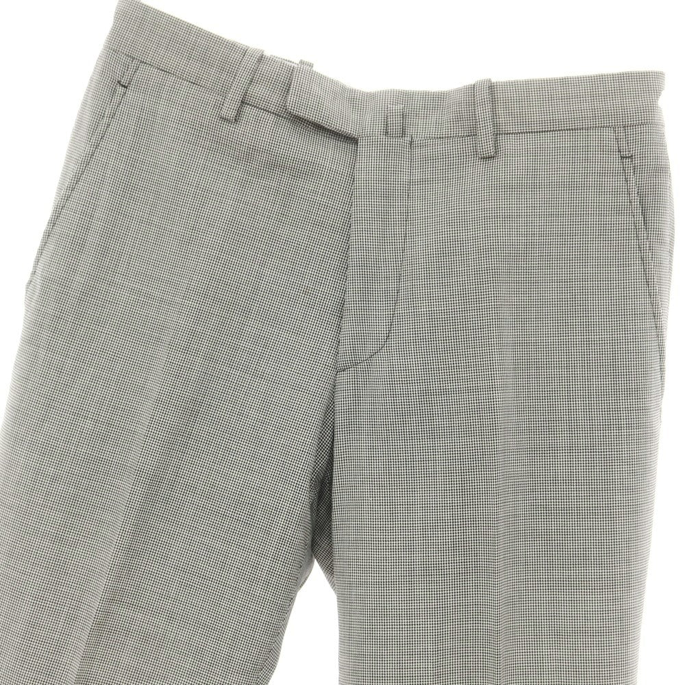 [Used] Bernard Zins Wool Houndstooth Dress Slacks Pants Black x White [40] [Condition Rank B] ​​[Men&