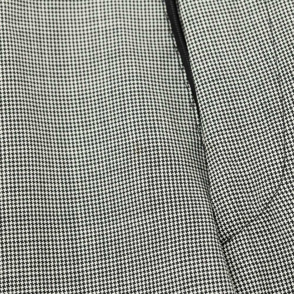 [Used] Bernard Zins Wool Houndstooth Dress Slacks Pants Black x White [40] [Condition Rank B] ​​[Men&