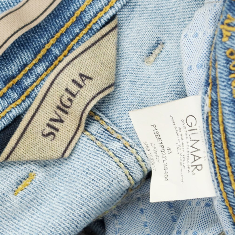 [Used] SIVIGLIA stretch jeans, denim pants, light blue [30] [Condition rank B] ​​[Men&