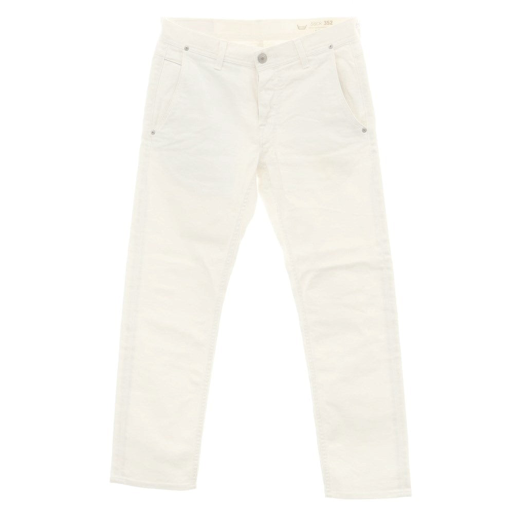 [Used] Care label stretch jeans denim pants white [31] [Condition rank C] [Men&