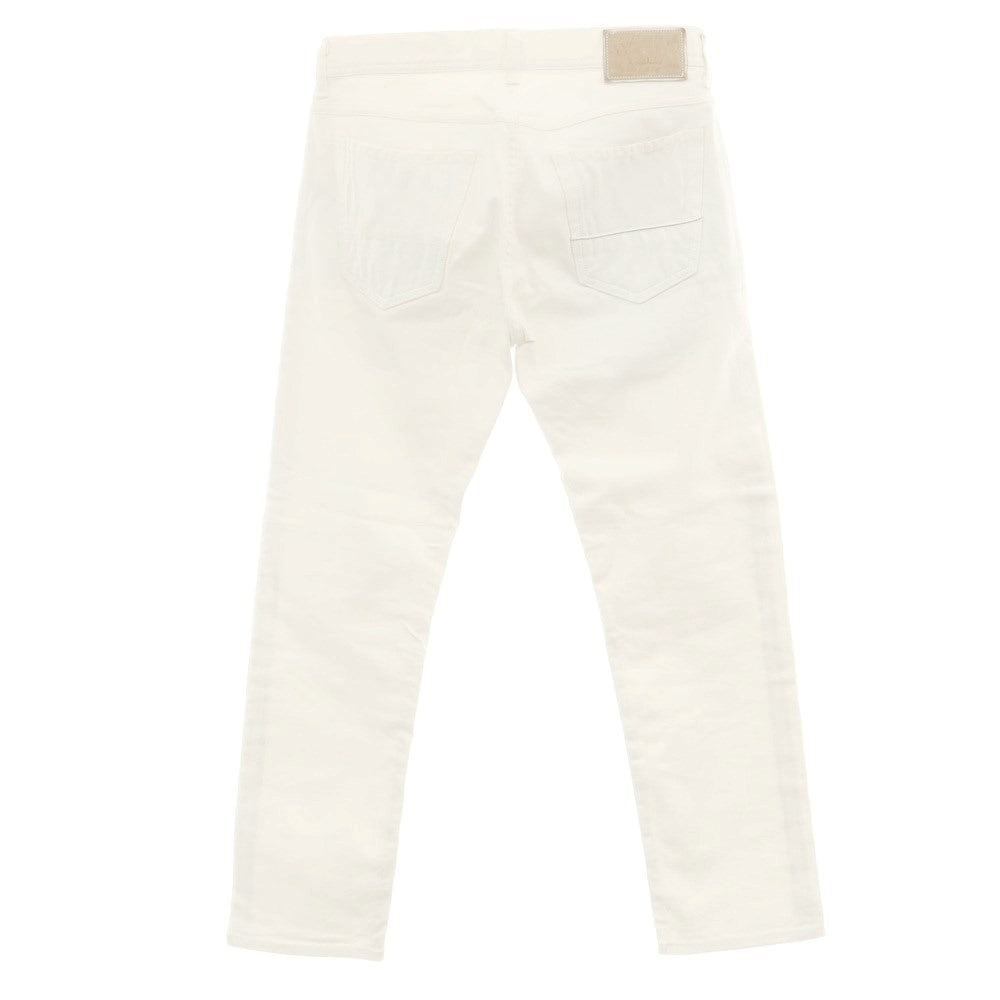 [Used] Care label stretch jeans denim pants white [31] [Condition rank C] [Men&