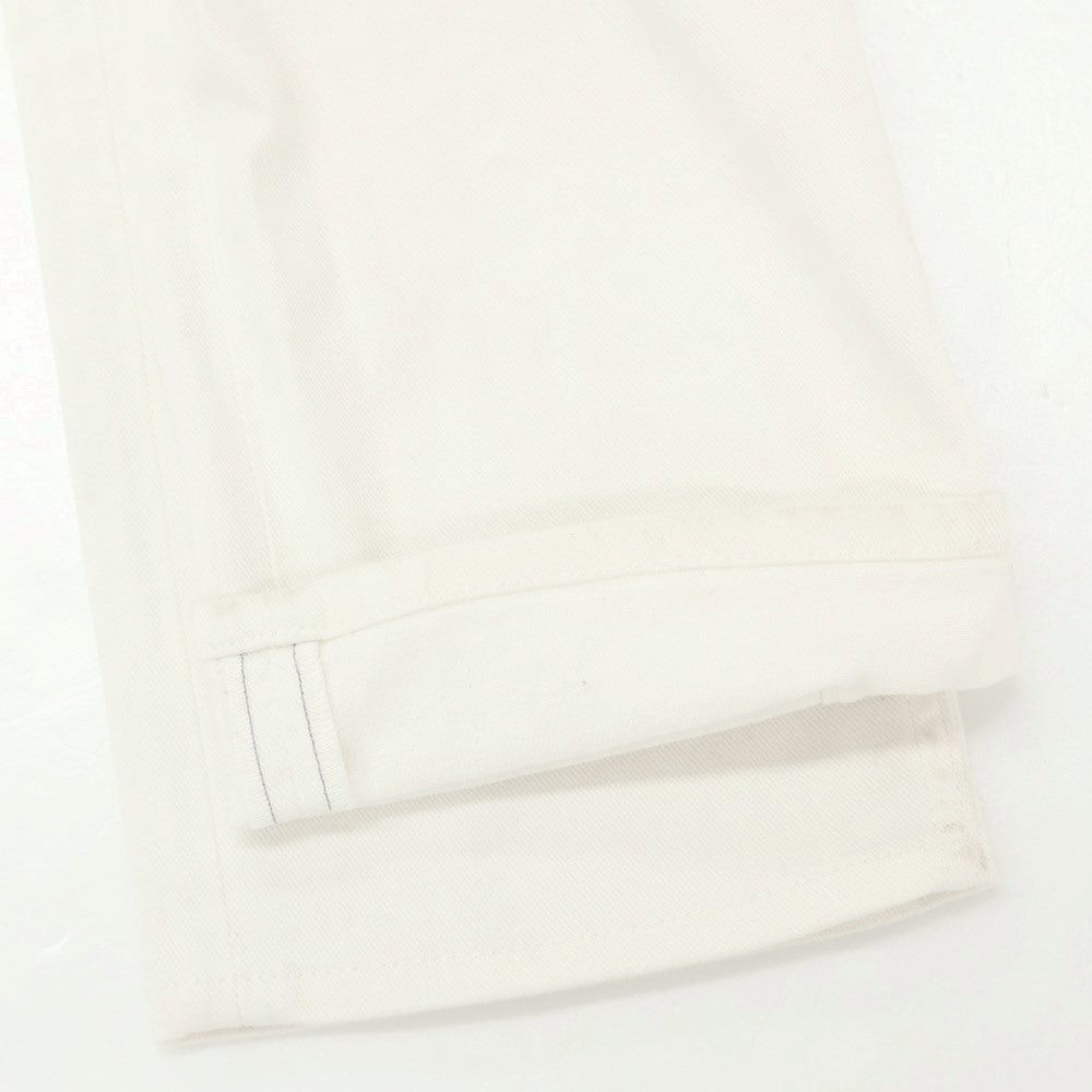 [Used] Care label stretch jeans denim pants white [31] [Condition rank C] [Men&