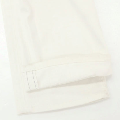 [Used] Care label stretch jeans denim pants white [31] [Condition rank C] [Men&