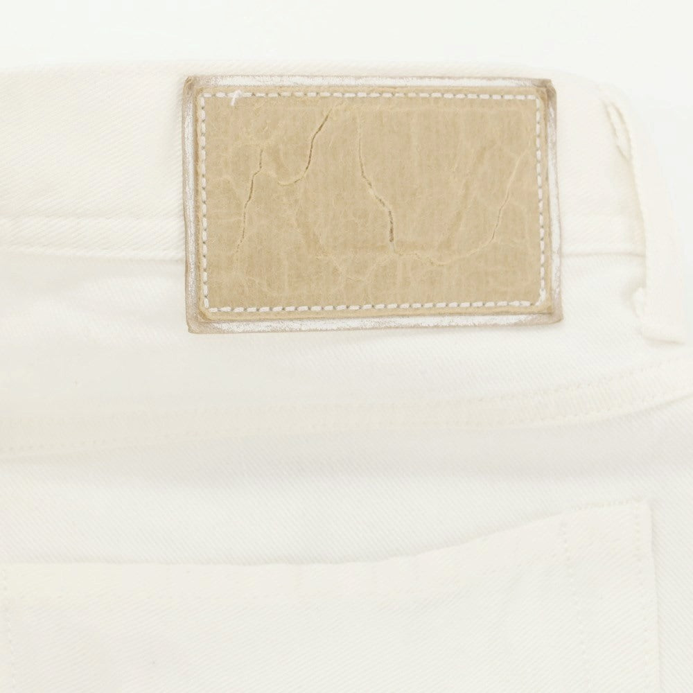 [Used] Care label stretch jeans denim pants white [31] [Condition rank C] [Men&