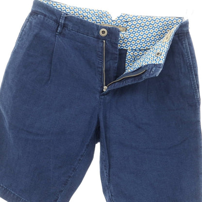 [Used] SIVIGLIA Cotton Linen Shorts Navy [30] [Condition Rank B] ​​[Men&