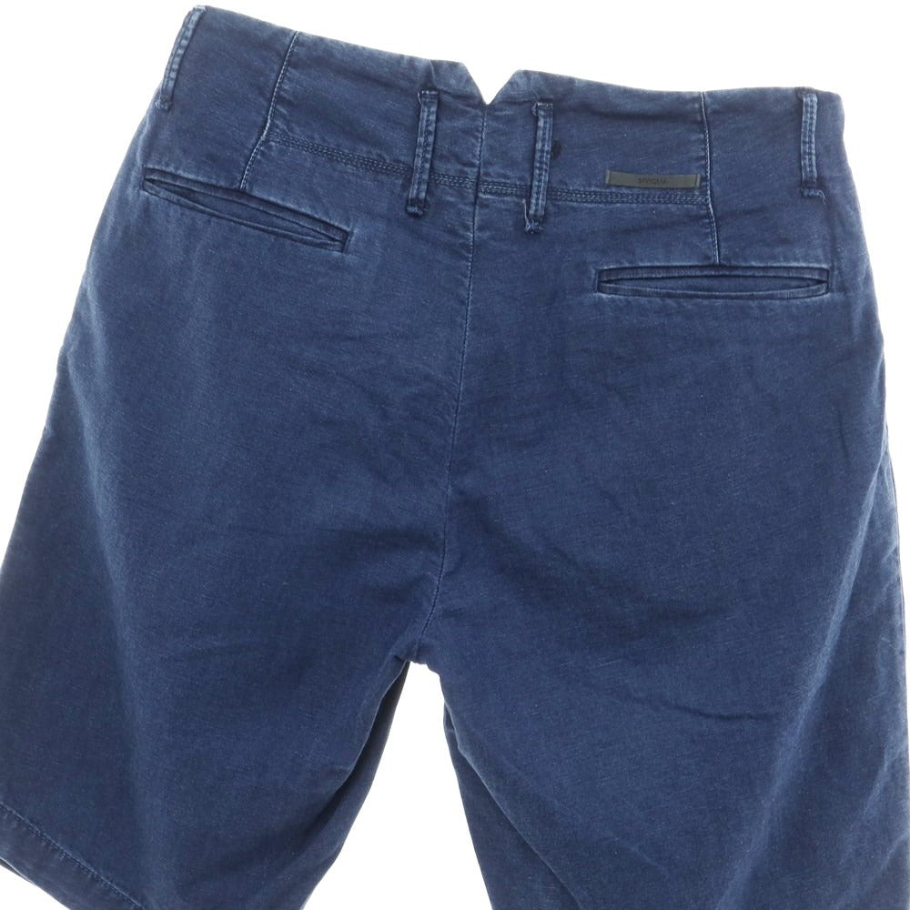 [Used] SIVIGLIA Cotton Linen Shorts Navy [30] [Condition Rank B] ​​[Men&