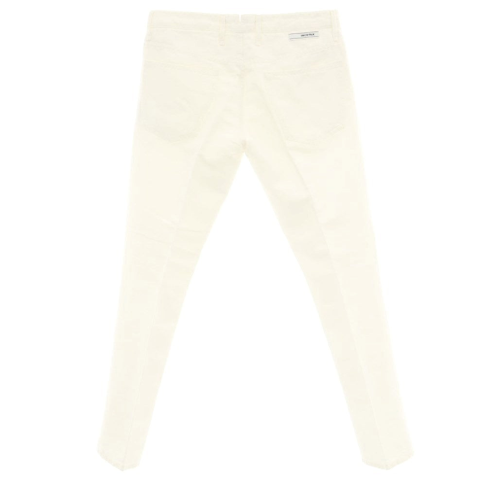 [Used] INCOTEX Linen Cotton 5 Pocket Pants White [32] [Condition Rank B] ​​[Men&