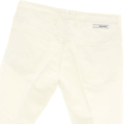 [Used] INCOTEX Linen Cotton 5 Pocket Pants White [32] [Condition Rank B] ​​[Men&