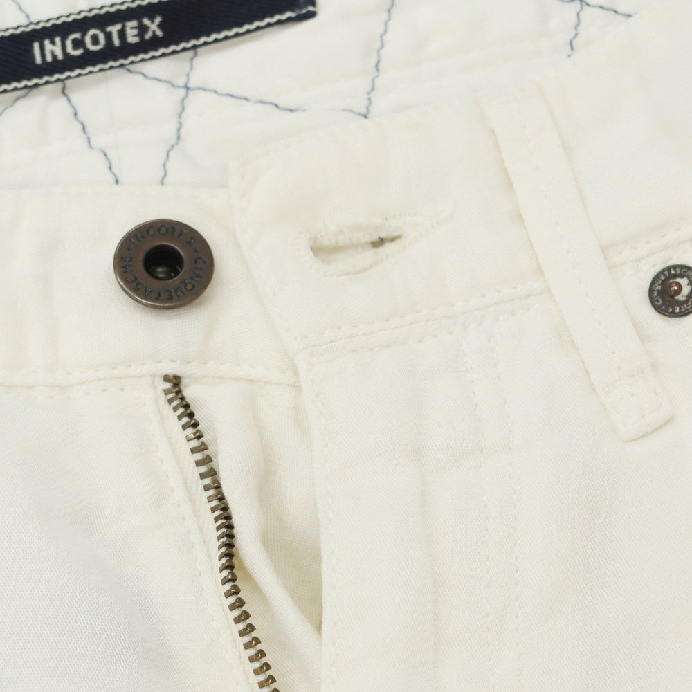 [Used] INCOTEX Linen Cotton 5 Pocket Pants White [32] [Condition Rank B] ​​[Men&