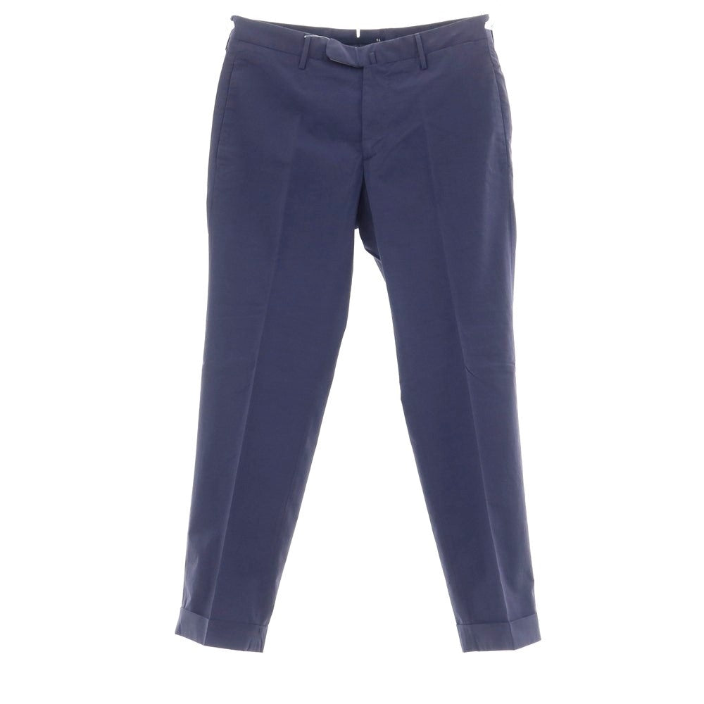 [Used] INCOTEX stretch cotton casual slacks pants purple navy [46] [Condition rank B] ​​[Men&