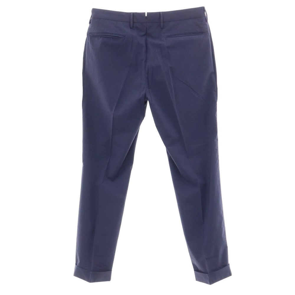 [Used] INCOTEX stretch cotton casual slacks pants purple navy [46] [Condition rank B] ​​[Men&