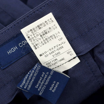 [Used] INCOTEX stretch cotton casual slacks pants purple navy [46] [Condition rank B] ​​[Men&