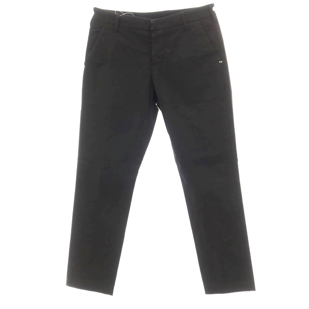 [Used] ENTRE AMIS Stretch Cotton Casual Slacks Pants Black [30/44] [Condition Rank C] [Men&