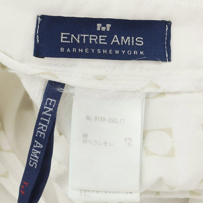 [Used] ENTRE AMIS Stretch Cotton Casual Slacks Pants White [32] [Condition Rank B] ​​[Men&