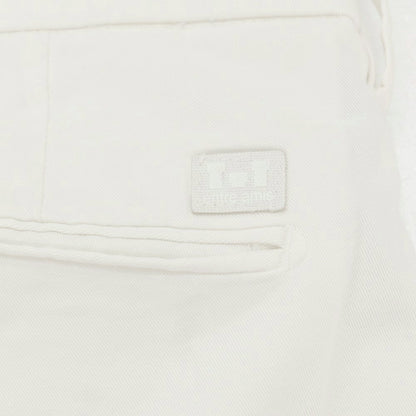 [Used] ENTRE AMIS Stretch Cotton Casual Slacks Pants White [32] [Condition Rank B] ​​[Men&