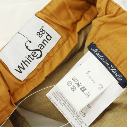 [Used] WHITE SAND Stretch Cotton Easy Pants White [44] [Condition Rank B] ​​[Men&