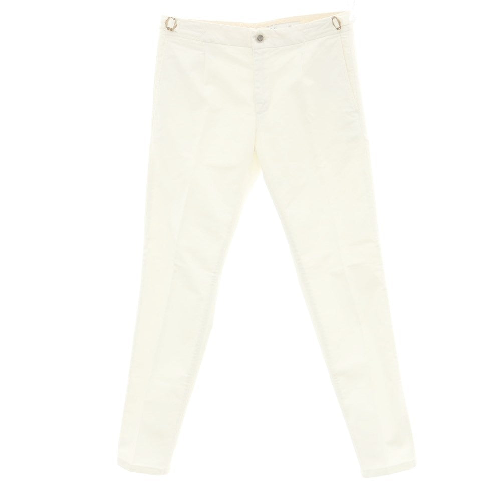 [Used] Richard J Brown Stretch Cotton Casual Slacks Pants White [30] [Condition Rank B] ​​[Men&