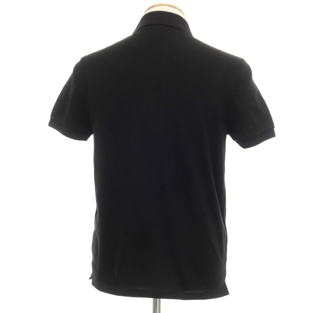 [Used] LACOSTE Cotton Pique Short Sleeve Polo Shirt Black [Size 3] [BLK] [S/S] [Condition Rank B] ​​[Men&