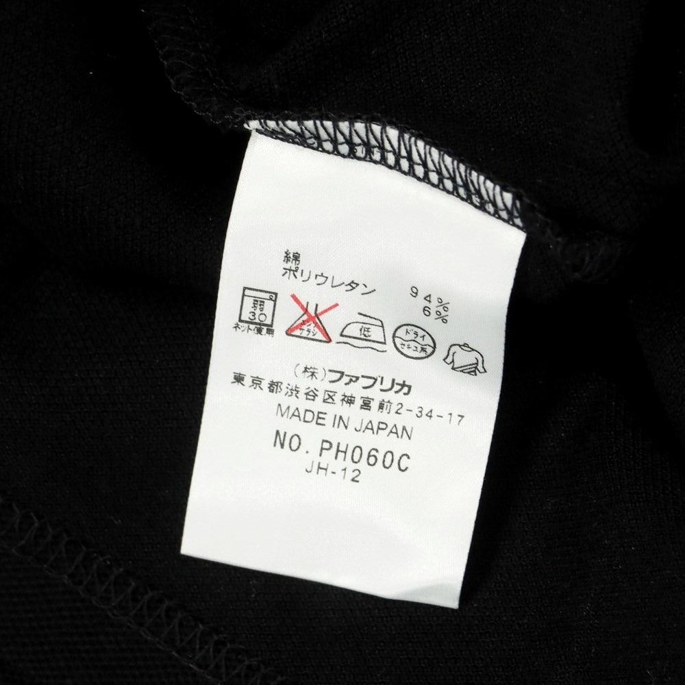 [Used] LACOSTE Cotton Pique Short Sleeve Polo Shirt Black [Size 3] [BLK] [S/S] [Condition Rank B] ​​[Men&