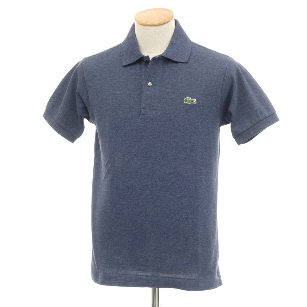 [Used] LACOSTE Cotton Polyester Pique Short Sleeve Polo Shirt Light Ash Navy [Size 2] [NVY] [S/S] [Condition Rank B] ​​[Men&