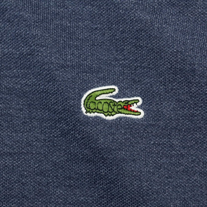 [Used] LACOSTE Cotton Polyester Pique Short Sleeve Polo Shirt Light Ash Navy [Size 2] [NVY] [S/S] [Condition Rank B] ​​[Men&