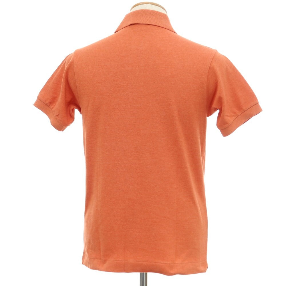 [Used] LACOSTE Cotton Polyester Pique Short Sleeve Polo Shirt Orange [Size 2] [ORG] [S/S] [Condition Rank B] ​​[Men&