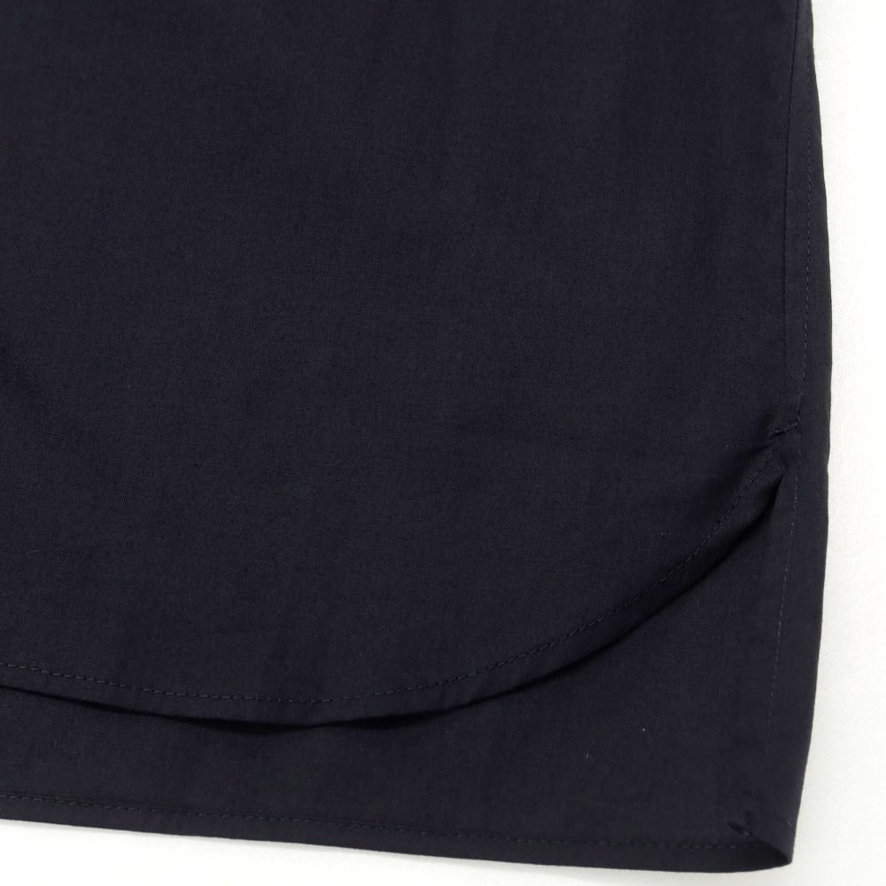 [Used] [Unused] Emporio Armani EMPORIO ARMANI Cotton No-collar Short-sleeve Shirt Navy [M] [Condition Rank S] [Men&