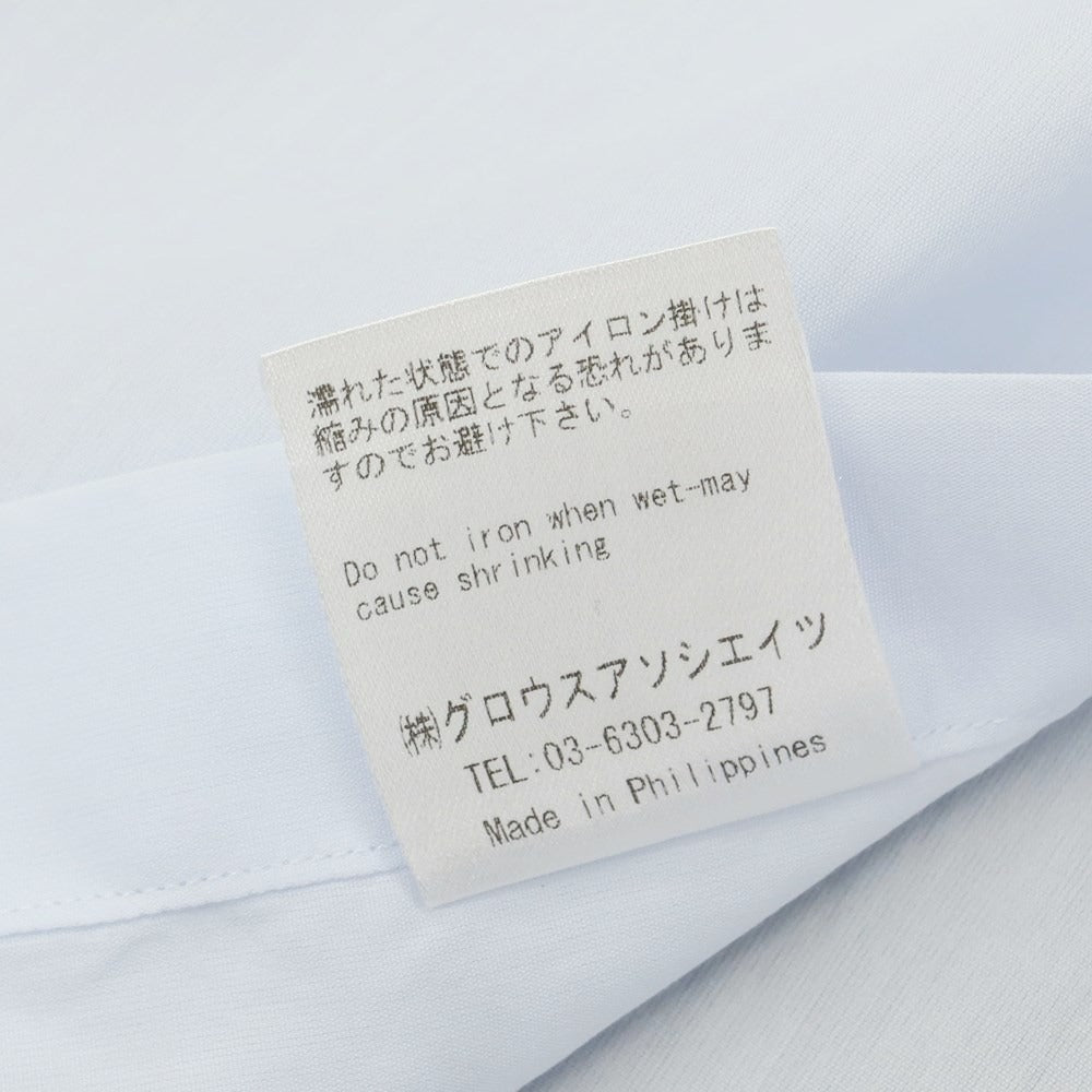 [Used] ARCODIO Cotton Horizontal Collar Dress Shirt Sax [40] [Condition Rank B] ​​[Men&