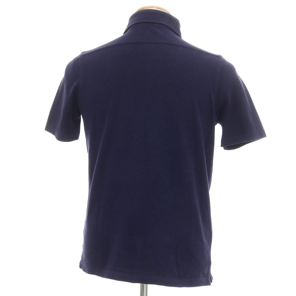 [Used] Giannetto Cotton Pique Short Sleeve Polo Shirt Navy [Size XS] [NVY] [S/S] [Condition Rank C] [Men&