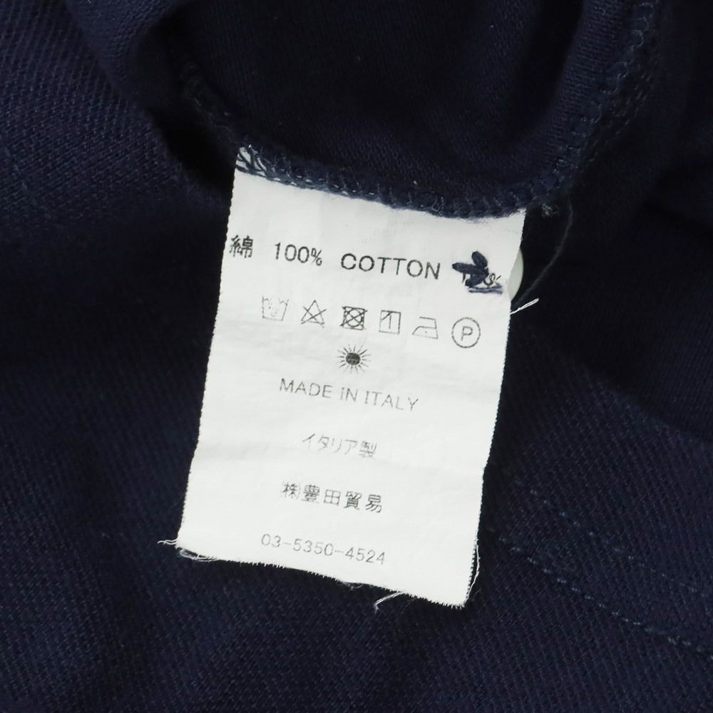 [Used] Giannetto Cotton Pique Short Sleeve Polo Shirt Navy [Size XS] [NVY] [S/S] [Condition Rank C] [Men&