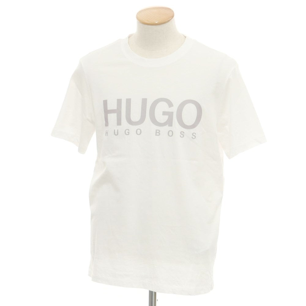 [Used] HUGO BOSS Cotton Crew Neck Short Sleeve T-Shirt White [Size S] [WHT] [S/S] [Condition Rank B] ​​[Men&